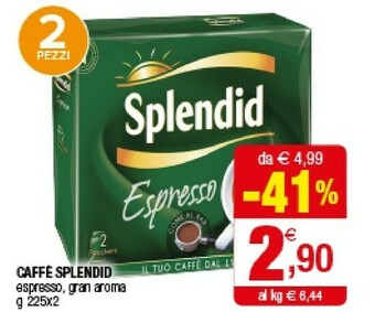 Iperal Splendid Caffe Espresso offerta