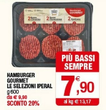 Iperal Iperal Hamburger Gourmet Le Selezioni offerta