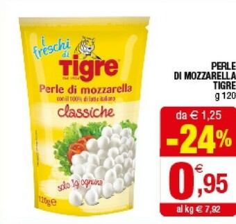 Iperal Tigre Perle Di Mozzarella offerta
