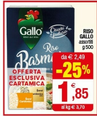 Iperal Gallo Riso Ribe 500 G(ml) offerta