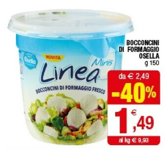 Iperal Osella Bocconcini Di Formaggio offerta