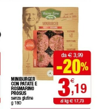 Prosus Miniburger Con Patate E Rosmarino