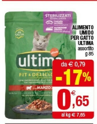Iperal Ultima Alimento Umido Per Gatto offerta