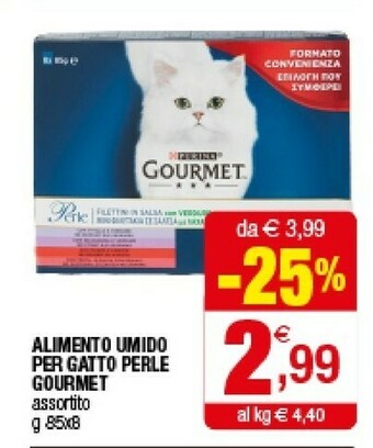 Iperal Purina Alimento Umido Per Gatto Perle Gourmet offerta