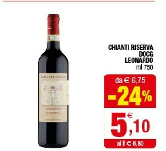 Iperal Leonardo Chianti Riserva Docg offerta
