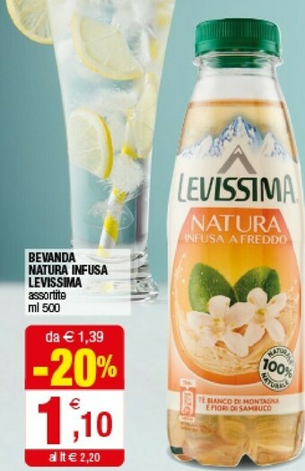 Iperal Levissima Natura Infusa A Freddo offerta