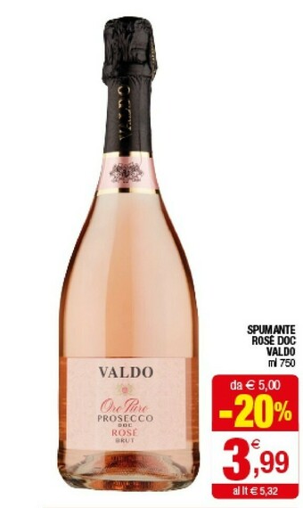 Iperal Valdo Spumante Rosé Doc offerta