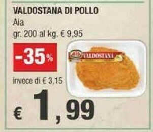 Crai Aia Valdostana Di Pollo offerta