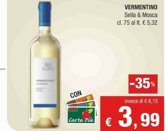 Crai Sella & mosca Vermentino offerta