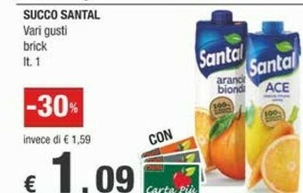 Crai Santal Ace offerta