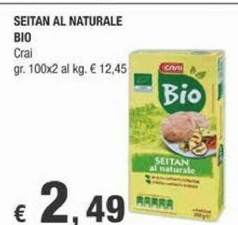 Crai Crai Seitan Al Naturale Bio offerta