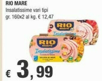 Crai Rio Mare Insalatissime Cous Cous E Tonno 320 G(ml) offerta