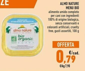 Conad Almo Nature Menu Bio 100 G offerta