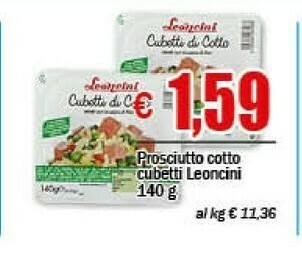 EMMEpiù Leoncini Prosciutto cotto offerta