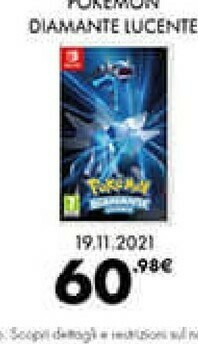 Gamestop Nintendo Pokémon Diamante Lucente Basic DUT, Inglese, ESP, Francese, ITA Switch offerta