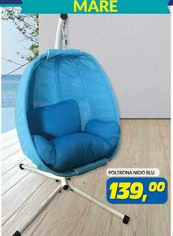 Risparmio Casa RisparmioCasa Poltrona Nido Blu offerta
