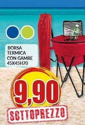 Risparmio Casa RisparmioCasa Borsa Trmica Con Gambe 45x45h70 offerta