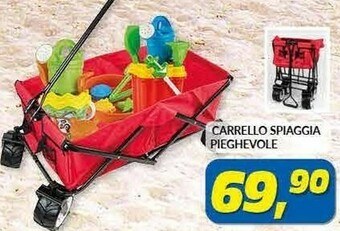 Risparmio Casa Carrello Spiaggia Pieghevole offerta