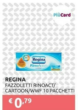 PiùMe Regina Fazzoletti RinoActiv offerta