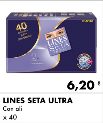 Iper Tosano Lines Seta Ultra Con ali x 40 offerta