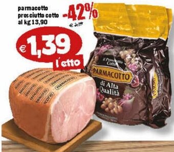 Il Castoro Supermercati Parmacotto prosciutto cotto offerta