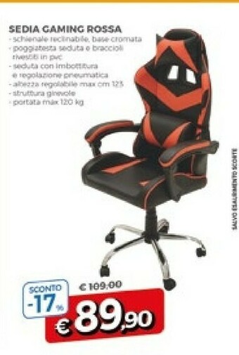 Famila Sedia a dondolo offerta