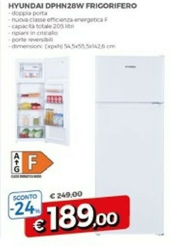 Famila Hyundai DPHN28W Frigorifero offerta