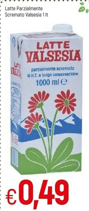 Famila Latte parzialmente scremato offerta