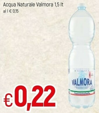 Famila Valmora Acqua offerta