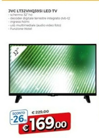 Famila Jvc Tv led 32 offerta