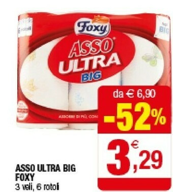 Iperal Foxy Asso Ultra Big offerta