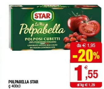Iperal Star Polpabella 400 G(ml) offerta