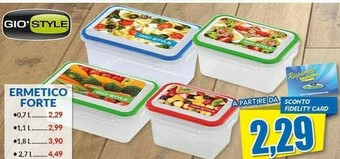 Risparmio Casa Gio'style Ermetico Forte offerta