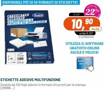 Etichette Adesive Multifunzione