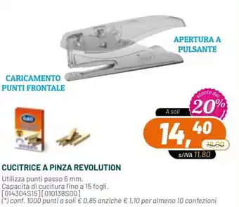 Cucitrice a Pinza Revolution