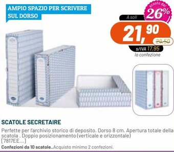 Scatole Secretaire