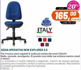 Sedia Operativa New Explorer 2.0