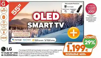 Gaer LG TV OLED 55" UHD 4K OLED55CS6LA offerta
