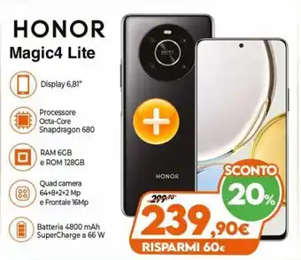 Honor Magic4 Lite