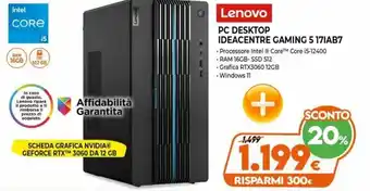 Lenovo PC Desktop Ideacentre Gaming 5 17IAB7
