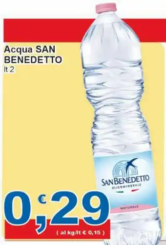 Sidis San Benedetto Acqua 2 lt offerta