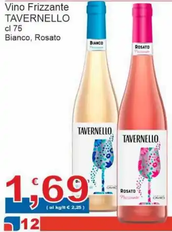 Sidis Tavernello Vino Frizzante Bianco,Rosato 75 cl offerta