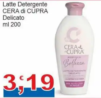 Cera di Cupra Latte Detergente Delicato 200 ml