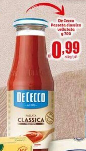 De Cecco Passata Classica vellutata 700 g