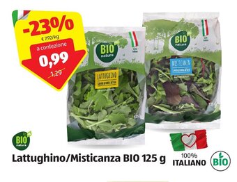 ALDI Lattughino/Misticanza BIO 125 g offerta