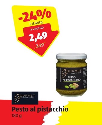 ALDI Gourmet Pesto al pistacchio 180 g offerta
