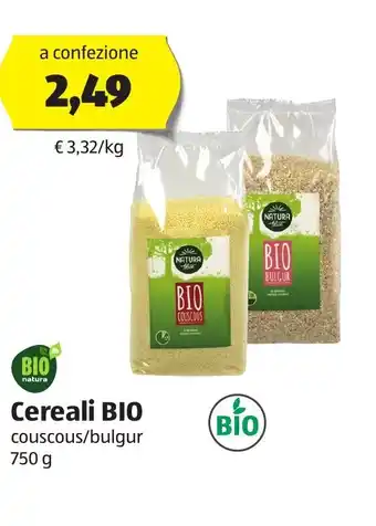 ALDI Bio natura Cereali BIO 750 g offerta
