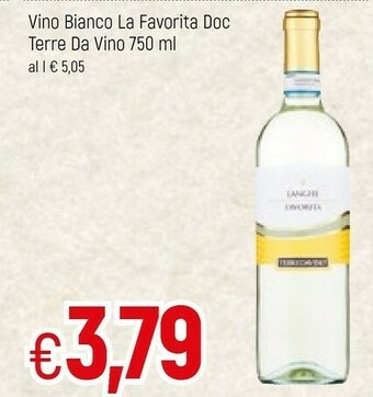 Famila Terre da vino Vino Bianco La Favorita Doc offerta