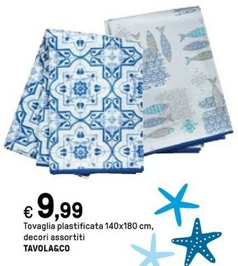 Iper La Grande Tavola & Co Tovaglia Plastificata 140x180 Cm offerta