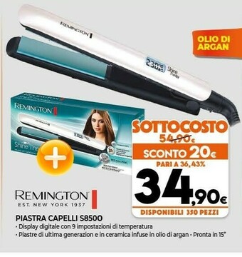 Expert Remington Piastra Capelli S8500 offerta